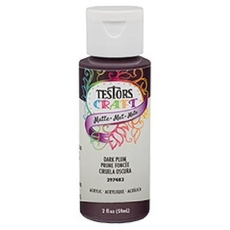 Rust-Oleum CRAFT PAINT 2 OZ MATTE DARK PLUM TESTORS 297482